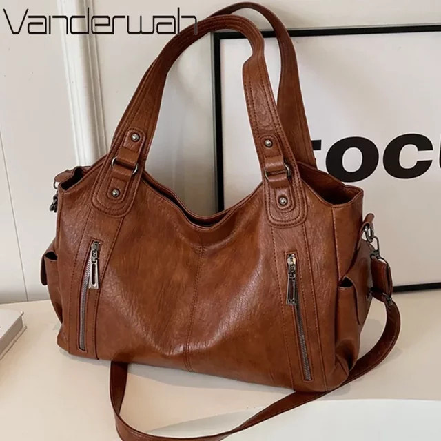 VANDERWAH Schultertasche Leder, Damen - Bild 1