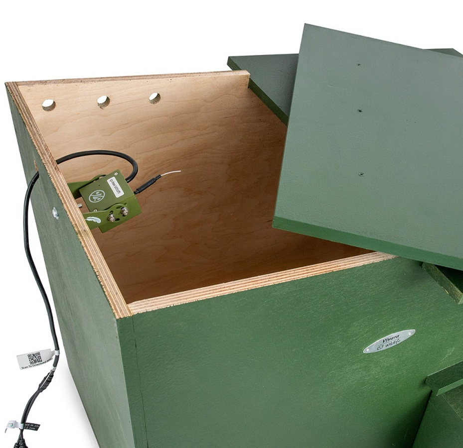Vivara Igelhaus Deluxe XXL mit WiFi-Kamera in Grün - Bild 2