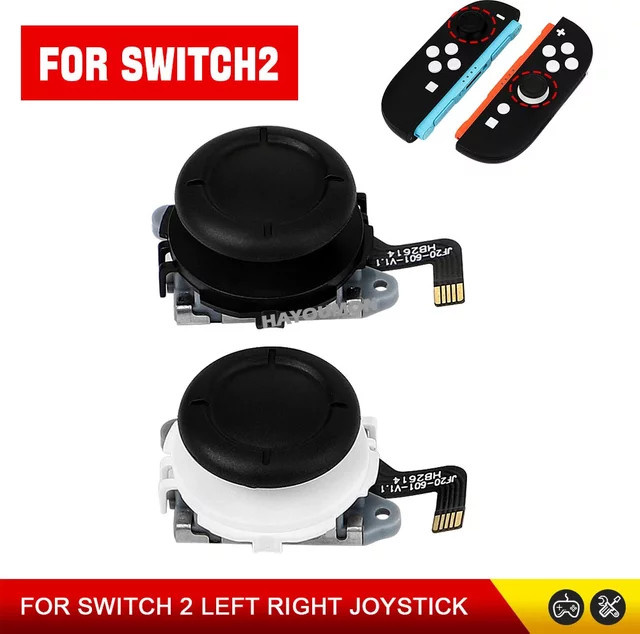 Ispoofer 3D-Analogstick-Sensormodul mit TMR-Effekt für Nintendo Switch 2 Joypad-Controller, Schwarz - Bild 1