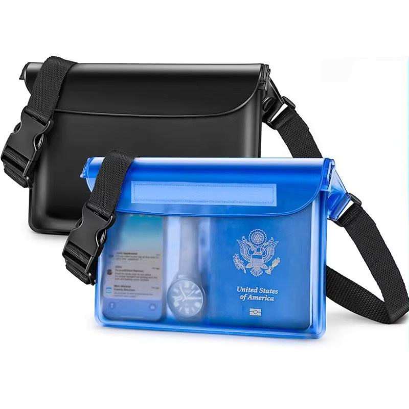 HAISSKY Wasserdichte Handy Tasche für iPhone 17 16 15 14 Pro Max Air Plus, Transparent, Outdoor Schwimmen Tauchen mit Taille Pack - Bild 3
