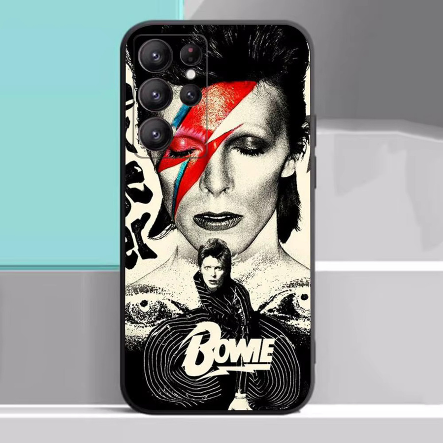D-David Hot Singer B-Bowie Handyhülle für Samsung Galaxy S24 FE S25 Ultra Plus und weitere Modelle, Multicolour - Bild 2
