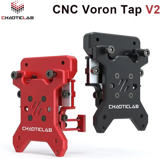 Chaoticlab CNC Voron Tap V2 Optischer Mikroschalter für VORON V2.4 R2 und Trident 3D-Drucker, HIWIM MGN7H, 5V-12V, Schwarz und Rot - Bild 1