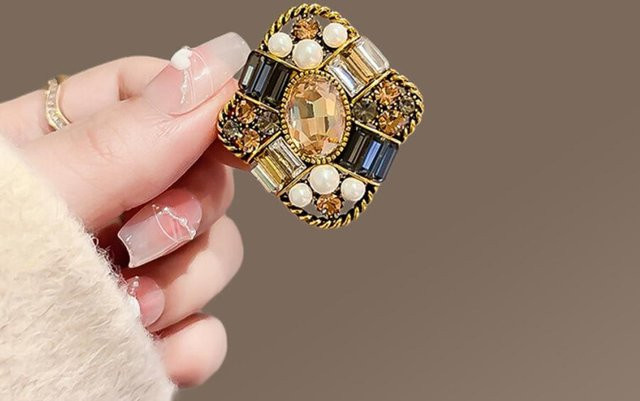 JEWEL HOME Brosche, Perlen, Damen - Bild 1