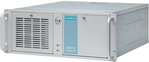 Siemens Industrie PC 6AG4012-2AA10-0XX0 mit Intel Prozessor, HDD, Ethernet/LAN, DisplayPort und USB-A in Grau - Bild 1