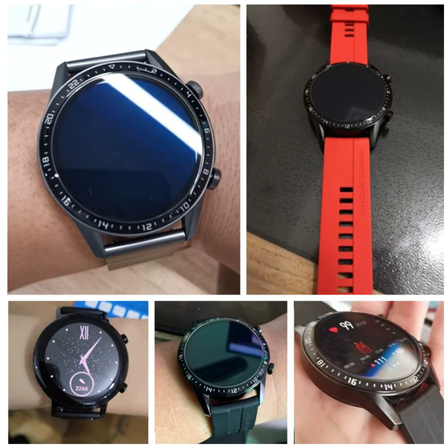 Huawei Uhrenarmband Silikon, Schwarz, Unisex - Bild 2