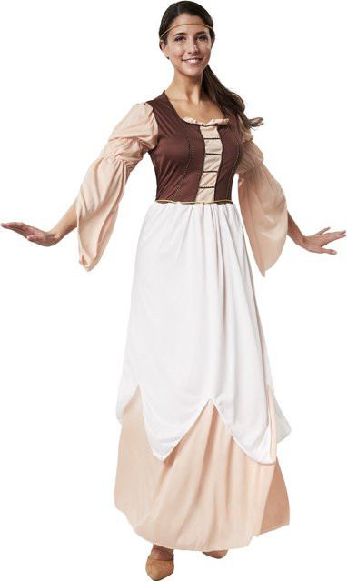 tectake Frauenkostüm Schöne Müllerstocher, Fantasy, Plüsch / Textil, Bunt / Mehrfarbig - Bild 1