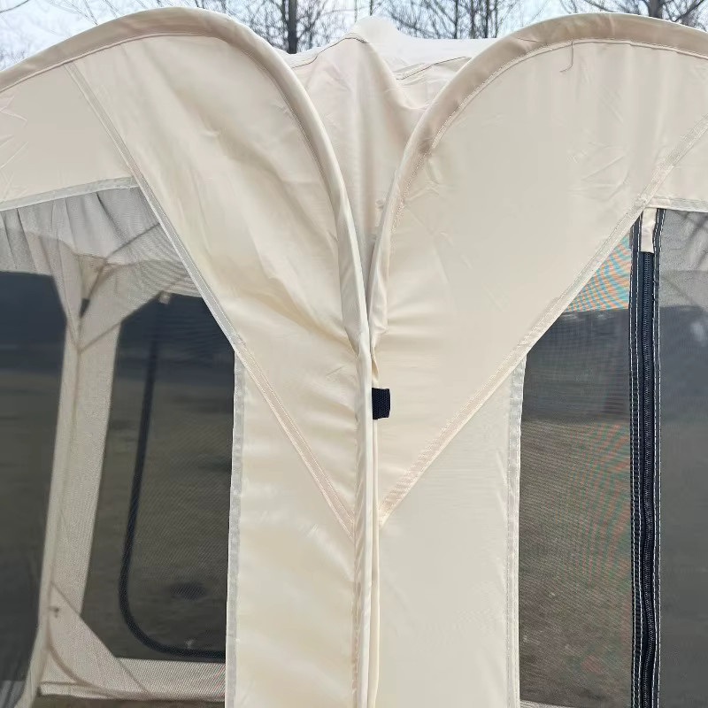 OEING Camping Zelt mit Mesh-Gewebe und automatischer Öffnung, beige - Bild 4