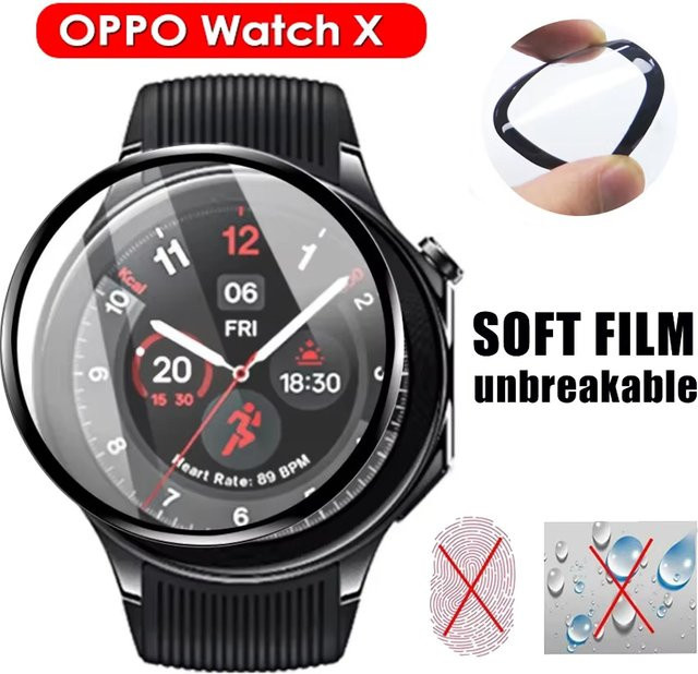 OPPO Smartwatch Schutzfilm, transparent, Zubehör für OPPO Uhr X - Bild 1