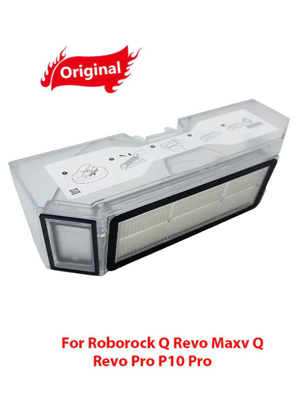 UN-Dust Box Ersatzfilter für Roborock Q Revo Maxv, Q Revo Pro und P10 Pro Roboter-Staubsauger Zubehör, transparent - Bild 5