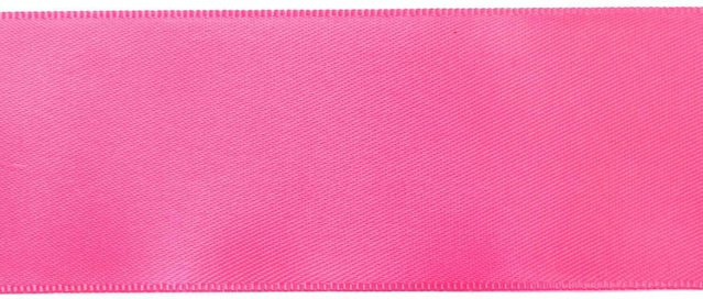 Rico Design Paper Poetry Satinband in Neon Pink, Breite: 3,8 cm, Länge: 3 m - Bild 1