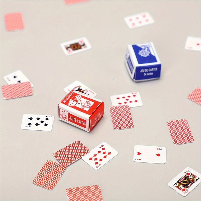 XYTLEZONE Mini-Pokerkarten, Partyspiel, Pappe / Karton, Bunt / Mehrfarbig - Bild 1