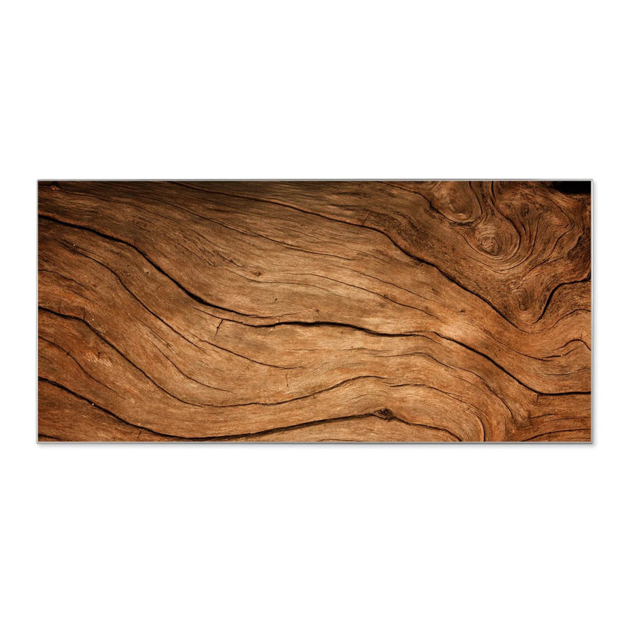 Banjado Magnettafel aus Metall in Silber mit Motiv Trockenes Holz, B/H: 78 x 37 cm - Bild 1