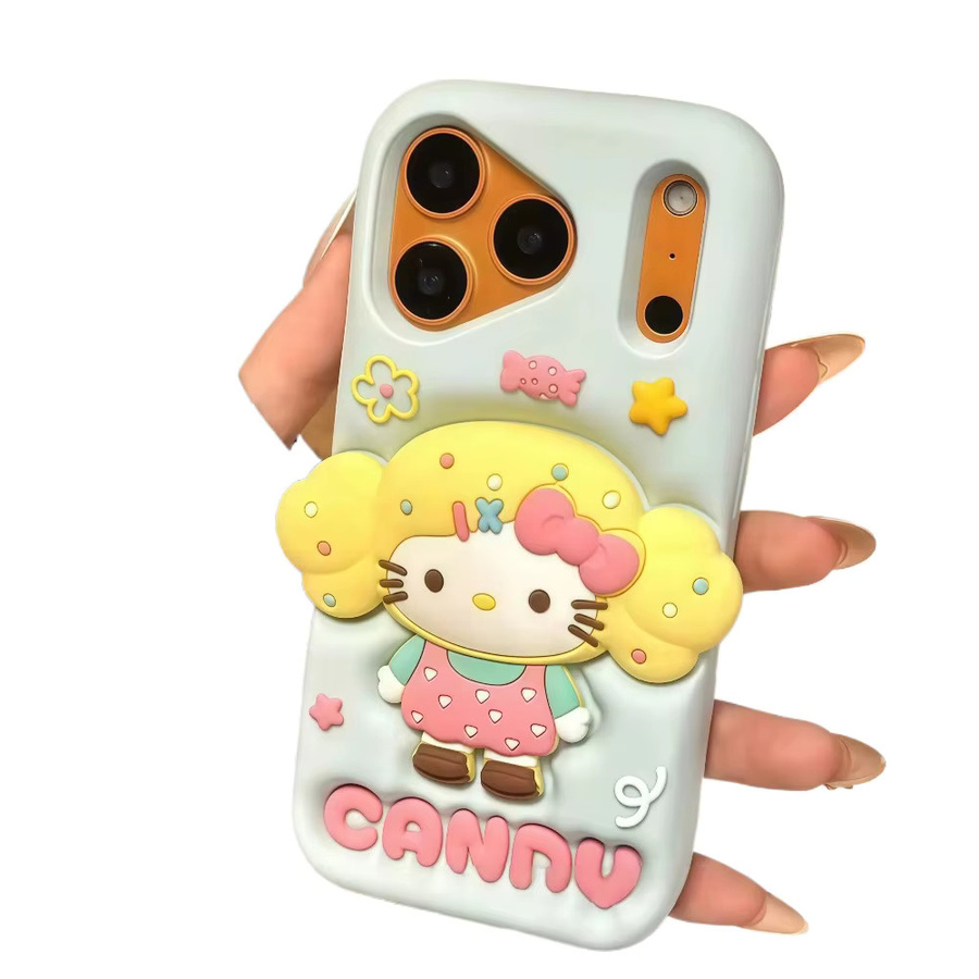 Sanrio Hello Kitty Handyhülle aus weichem Silikon für Apple iPhone 17 16 15 14 13 12 Pro Max Plus 16e - Bild 6