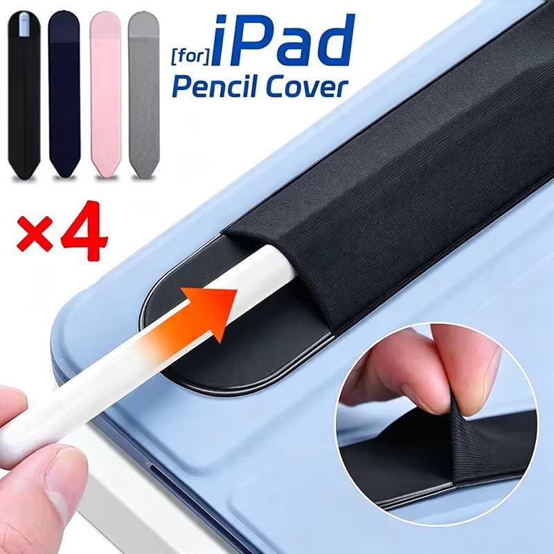 Selbstklebende Stifthalterung für Apple iPad Pencil 1 2 3 und Pro, Stylus-Hülle als angehängte Tasche - Bild 5
