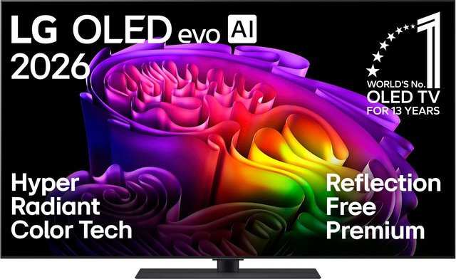 LG OLED evo AI TV OLED55G69LS 55 Zoll 4K Ultra HD Smart-TV in Schwarz - Bild 1
