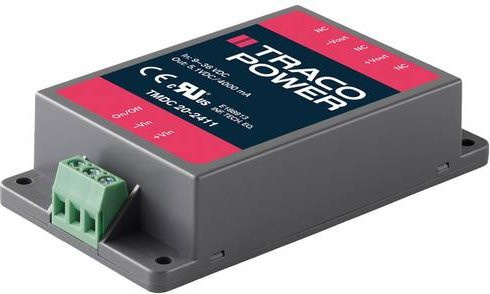 TracoPower TMDC 20-4815 DC/DC-Wandlermodul 48 V/DC auf 24 V/DC, 835mA, 20W, Grau - Bild 1