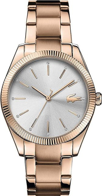 Lacoste Damenuhr, Quarz, Edelstahl, Silber, 36 mm, 3 ATM - Bild 1