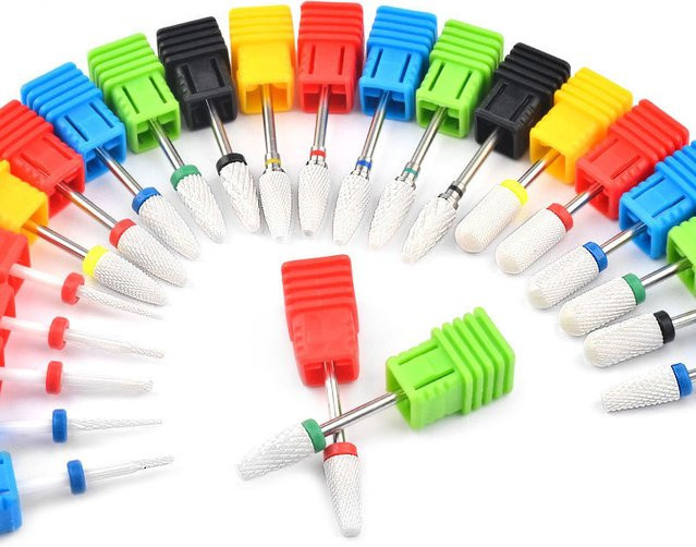 Misscheering Keramik Nagel Bohrer Bits, Unisex - Bild 1
