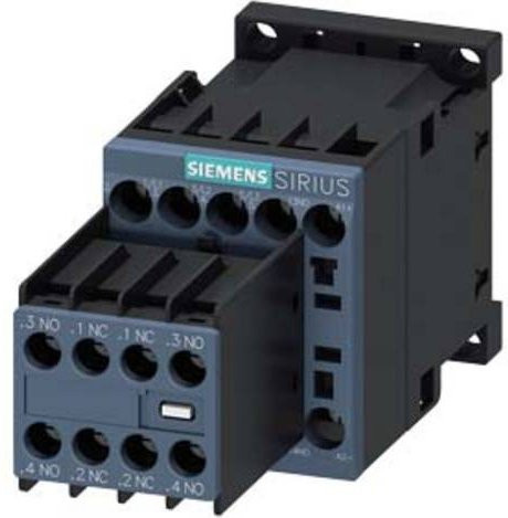Siemens Schütz 3RT2018-1FB47 mit 3 Schließern, 690 V/AC, grau - Bild 1