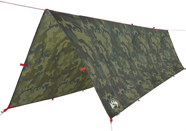 vidaXL Tarp Tarnmuster Wasserdicht aus Polyester B: 506 cm, T: 306 cm - Bild 1