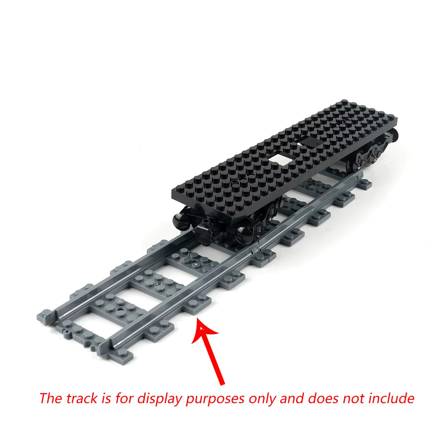 stemedu Eisenbahnstrecken-Set DIY Auto, Bausteine, Fahrzeuge - Bild 2
