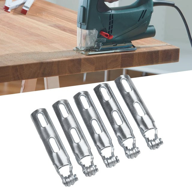 5er Set Jig Saw Guide Räder für Hitachi Jigsaw Modell 55 und Säbelsägen in Silber von HiKOKI - Bild 1