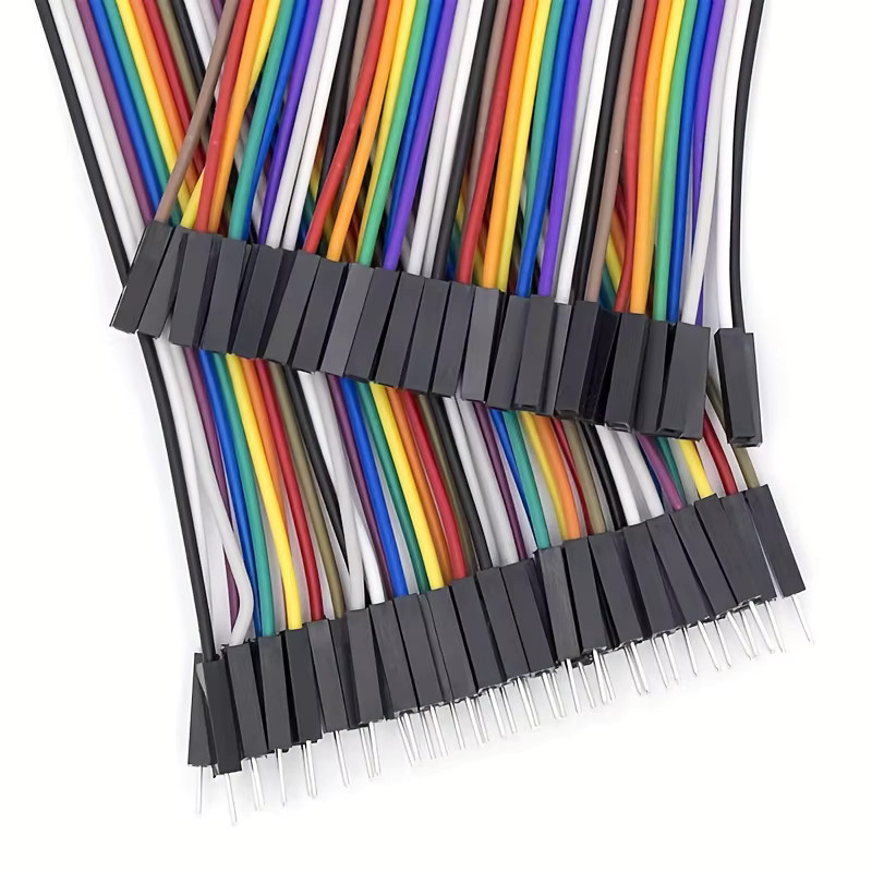 AOKIN Dupont-Kabel Set in 3 Varianten, 40-Pin Jumper-Kabel für DIY-Projekte, Mehrfarbig, Länge: 20 cm - Bild 3
