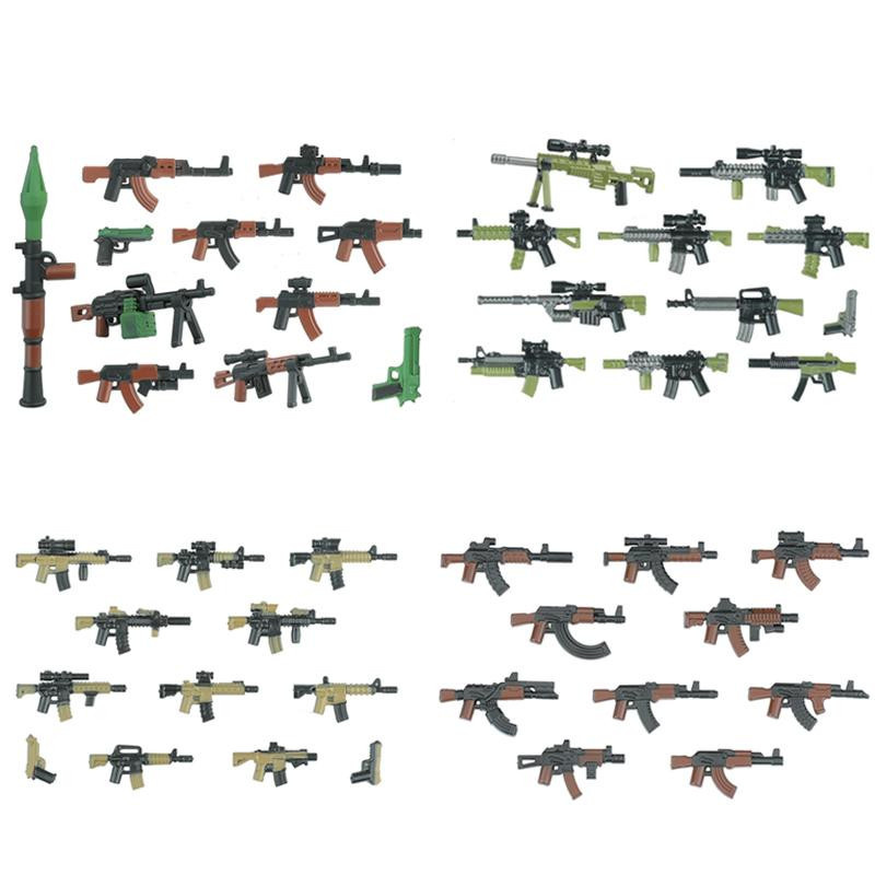 Yiran toy Militärwaffen Bausteine Armee Soldat Stadtpolizei Mehrfarbig Zubehör - Bild 1