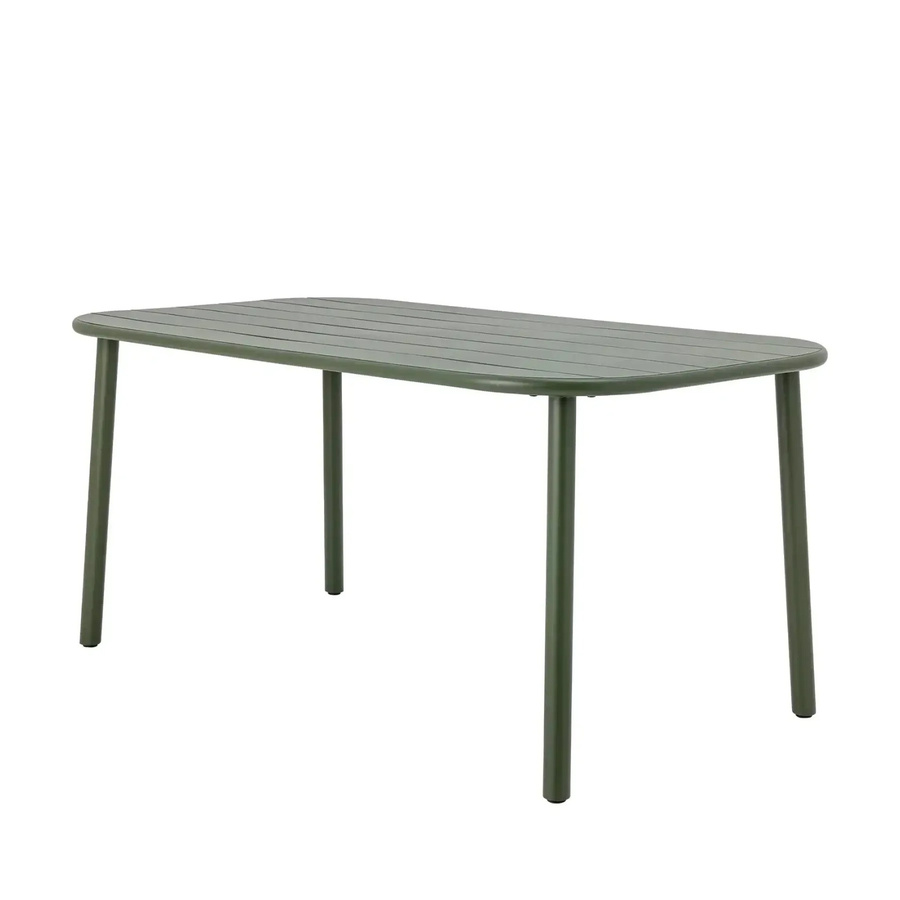 Bloomingville Gartentisch Calana aus Metall in Grün, B/T: 160 x 90 cm - Bild 1