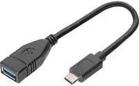 Digitus USB Type-C auf USB 3.2 Gen 1 Adapter, Schwarz - Bild 1