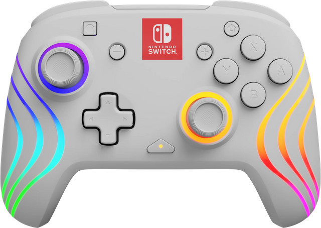 PDP Afterglow Wave Wireless Controller für Nintendo Switch in Weiß - Bild 1