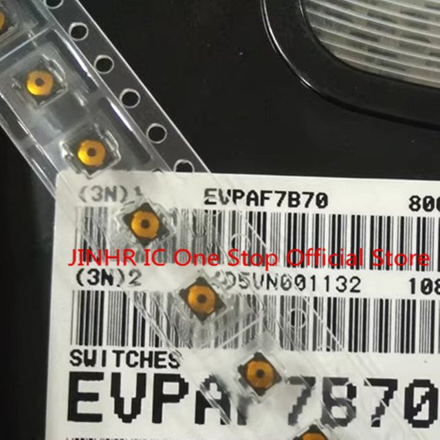 20 Stück EVP-AF7B70 SMD-Lichtberührungsschalter in Gold, 3,0 mm x 2,6 mm - Bild 1