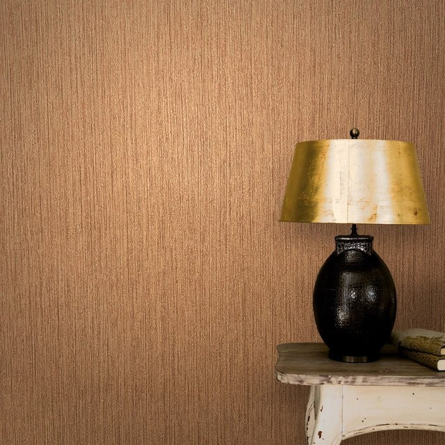 Marburg Vliestapete Modernista 53 Uni Beige-Braun mit Streifenmuster, FSC-zertifiziert - Bild 1