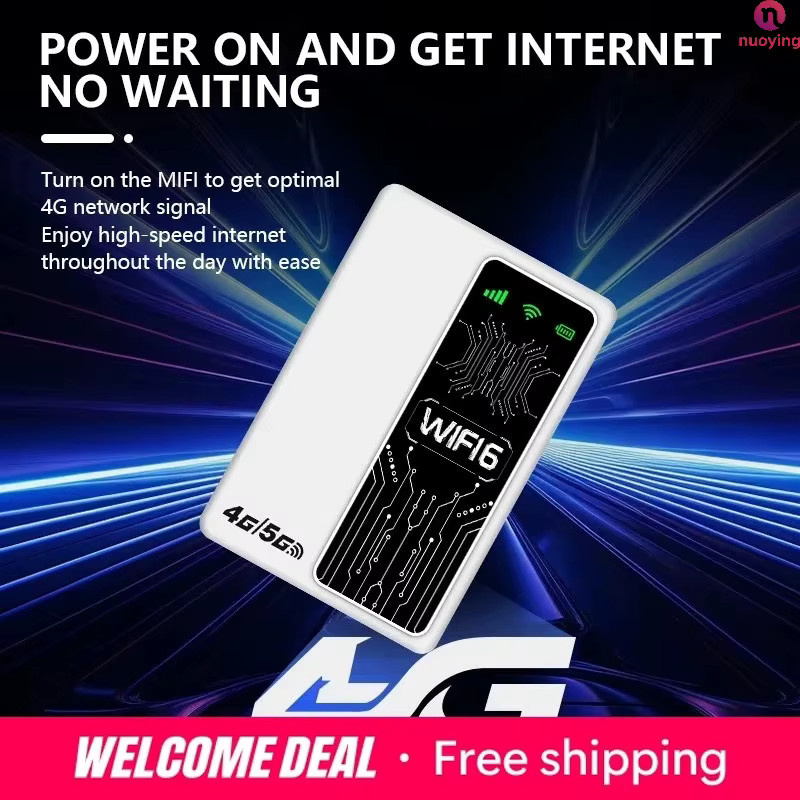 NUOYING M20 Kompakter Kabelloser 4G LTE WiFi6 Hotspot Tragbares Outdoor-Netzwerkmodem - Bild 4