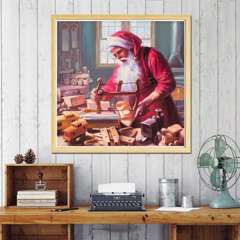 FIYO Diamond Painting Set 5D DIY Kreuzstich Stickerei Kit, quadratisch, mehrfarbig, B/H: 30 x 30 cm - Bild 1