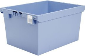 Bito Mehrwegbehälter für Gefahrgut in Taubenblau, B/T/H: 80 x 60 x 45,3 cm - Bild 1