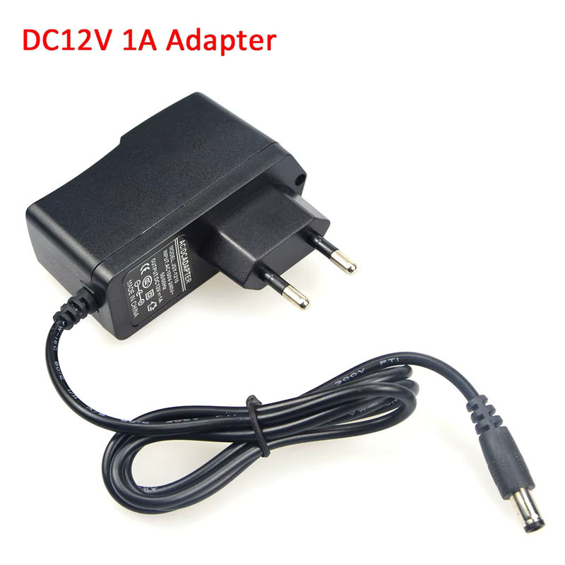 Universal 12V DC Netzteil mit Barrel-Plug in Schwarz für LED Lichtleisten und Überwachungskameras - Bild 2