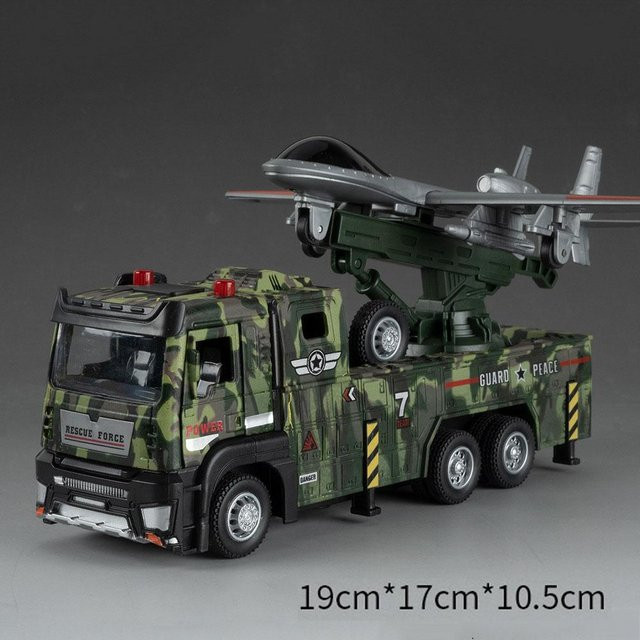 Linyi toy car Militär-Raketenfahrzeuge, Diecast Modell, 1:32, ab 14 Jahre - Bild 1