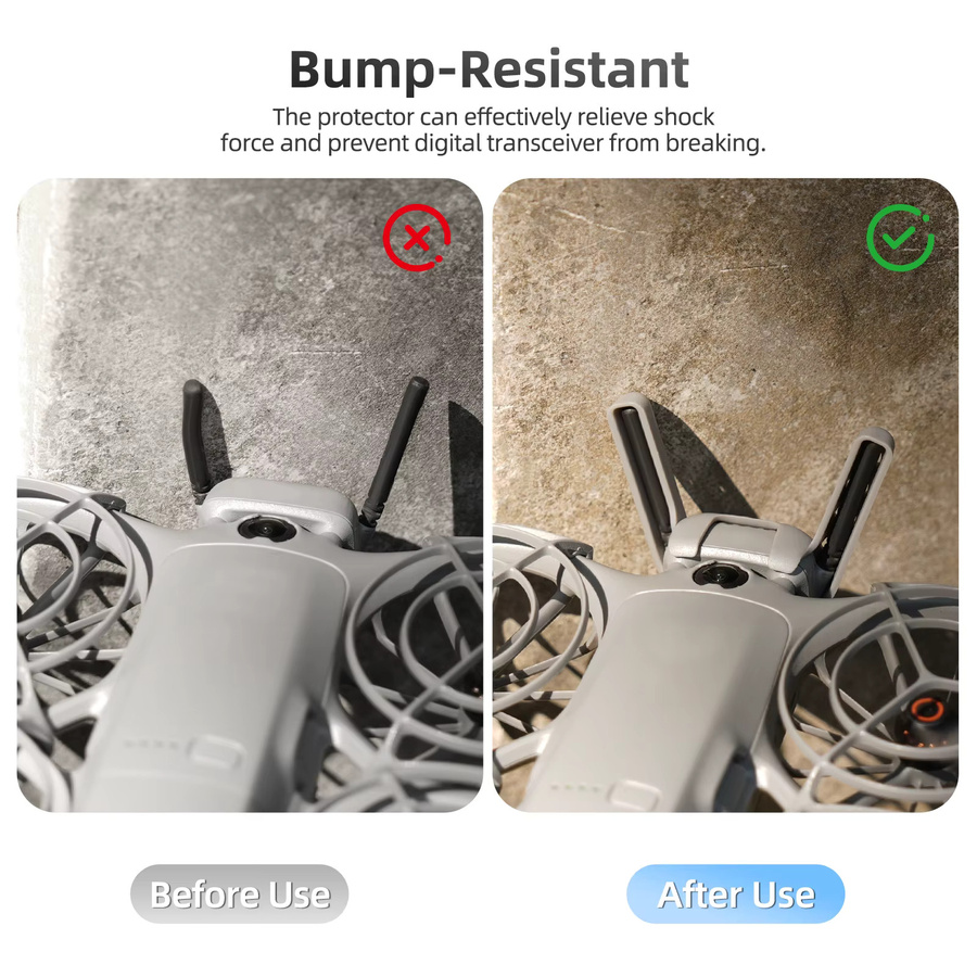 Sunnylife Digitaler Transceiver-Schutz und Antennenschutzabdeckung für DJI NEO 2 Drohnen-Zubehör in Grau - Bild 2