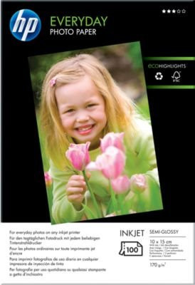 HP Everyday Fotopapier glänzend, 100 Blatt, 10 x 15 cm, 200 g/m² - Bild 2