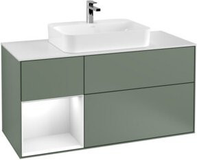 V&B Waschtischunterschrank Finion in Lackoptik, Breite: 120 cm, Tiefe: 50,1 cm, Höhe: 50,1 cm - Bild 1