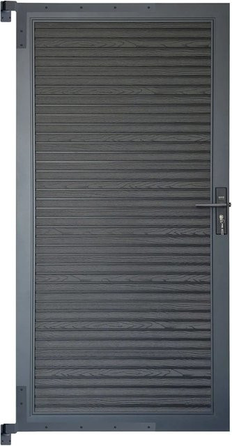 Home Deluxe WPC-Gartentor Callator Premium Horizontal in Anthrazit, B: 180 cm, H: 80 cm - Bild 1