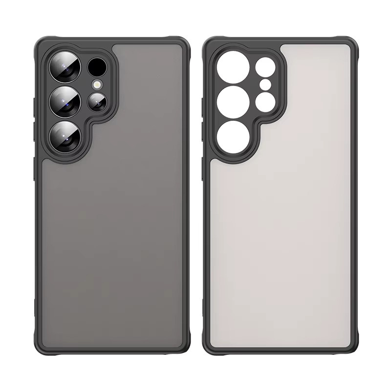ARMOR stoßfeste matte Schutzhülle für Samsung Galaxy S24 FE, S24 Plus, S24 Ultra und S25 Edge in Schwarz - Bild 4
