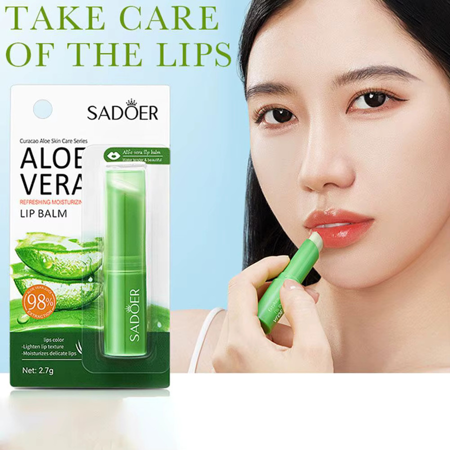 SADOER Lippen-Aloe-Balsam, glänzend, Unisex - Bild 3