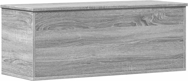 vidaXL Truhe in Grau Sonoma aus Holzwerkstoff, B/T/H: 90 x 35 x 35 cm - Bild 1