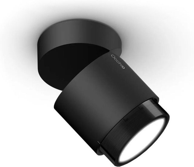 Occhio lui volto VOLT LED-Deckenstrahler in Schwarz matt mit Zoom-Kopfeinsatz und warmweißem Licht (2700K) - Bild 1