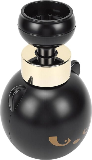 Koogeelife Schaumseifenspender in Katzenpfoten-Design, nachfüllbare Pumpspenderflasche für Badezimmer und Küche, Schwarz - Bild 1