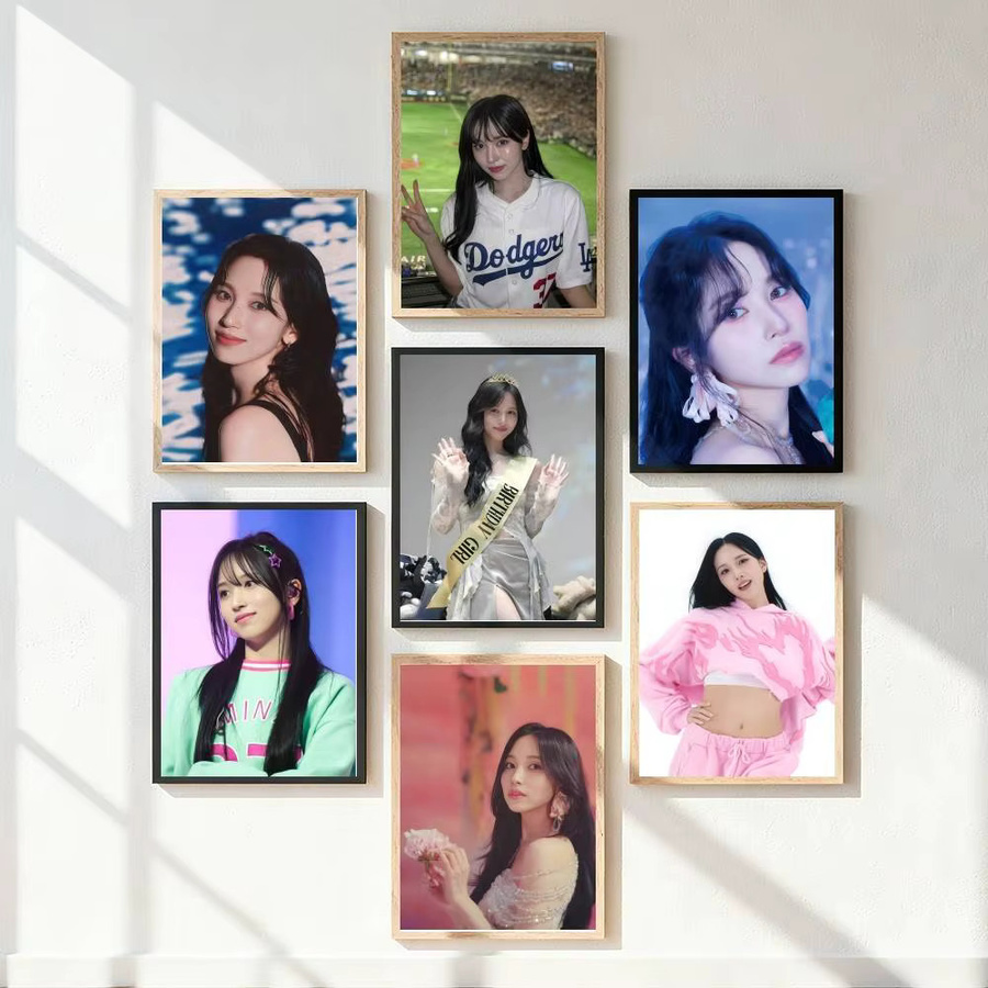 Kayou Kpop Twice Mina Poster Kunstdruck im Anime-Stil, Mehrfarbig, B/H: 10,0 x 15,0 cm - Bild 5