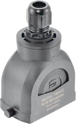 HARTING Tüllengehäuse Grau 19 43 110 0445 - Bild 1