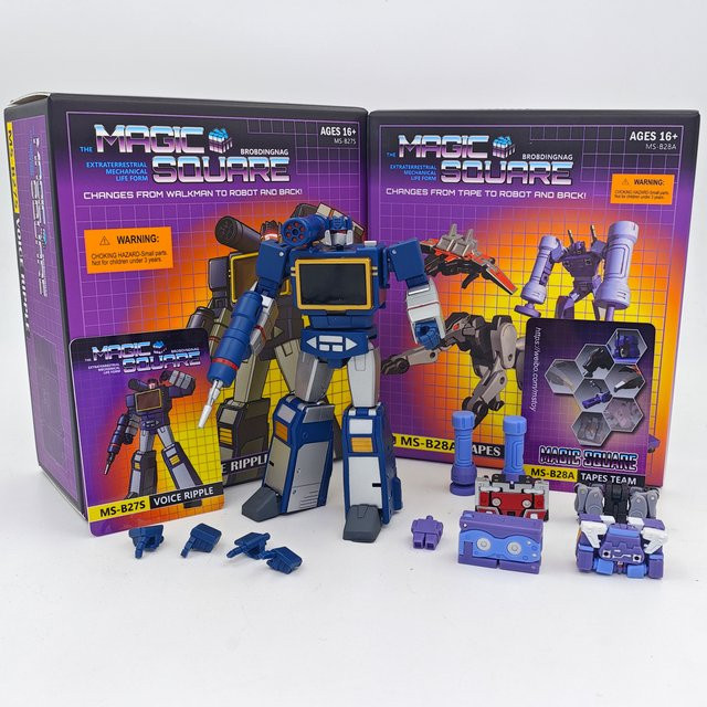 MS Toys MagicSquare Transformation Soundwave Cassette Tapes Team, Actionfigur, Mini Scale, ab 14 Jahren - Bild 1